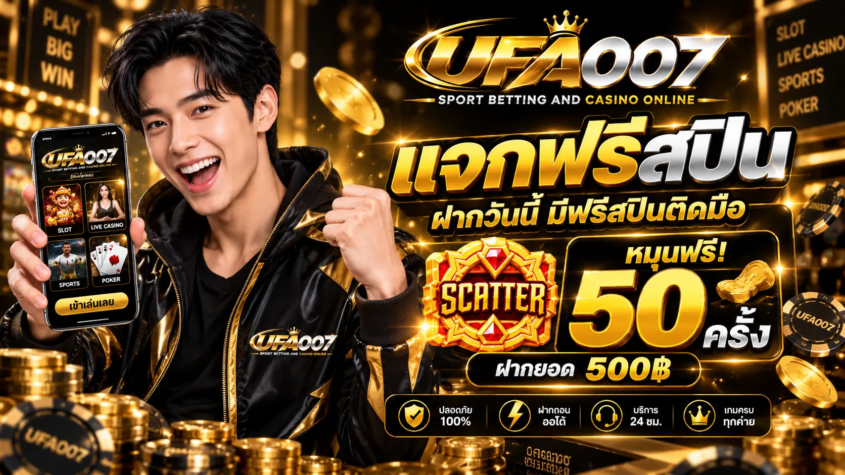 UFA007 โปรฝาก500